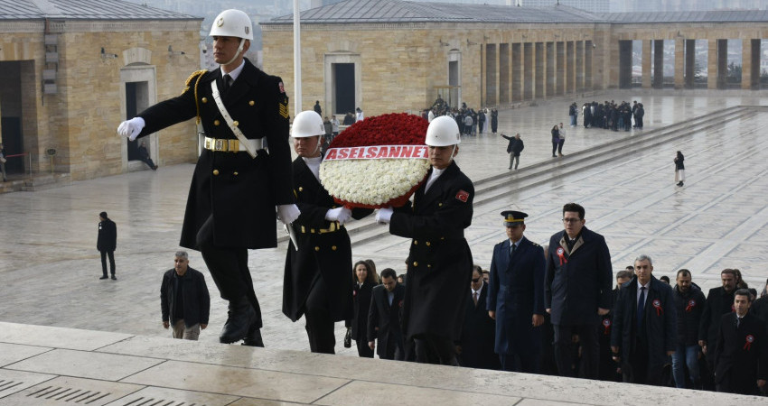 Aselsannet 20. yıl gururuyla Anıtkabir'de